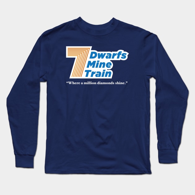 7 Dwarfs Mine Train Long Sleeve T-Shirt by Nathan Gale